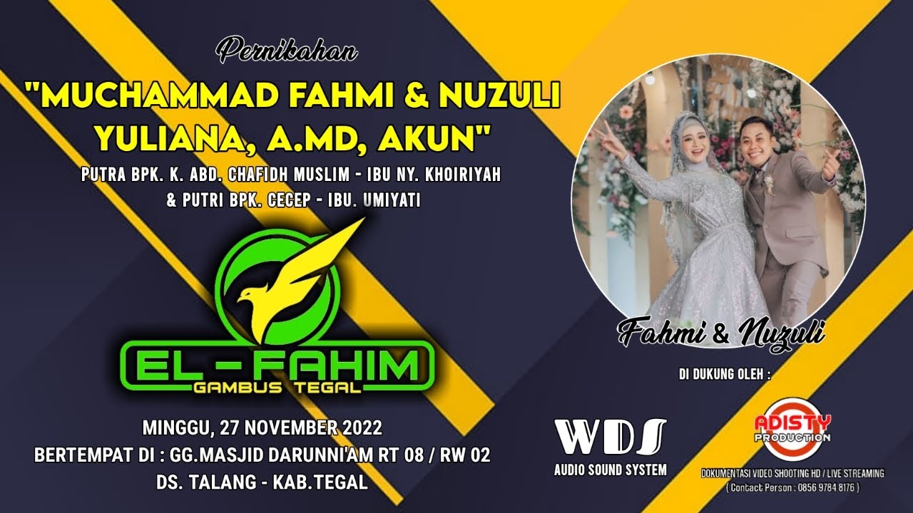 LIVE !!! EL-FAHIM GAMBUS TEGAL || Wedding 