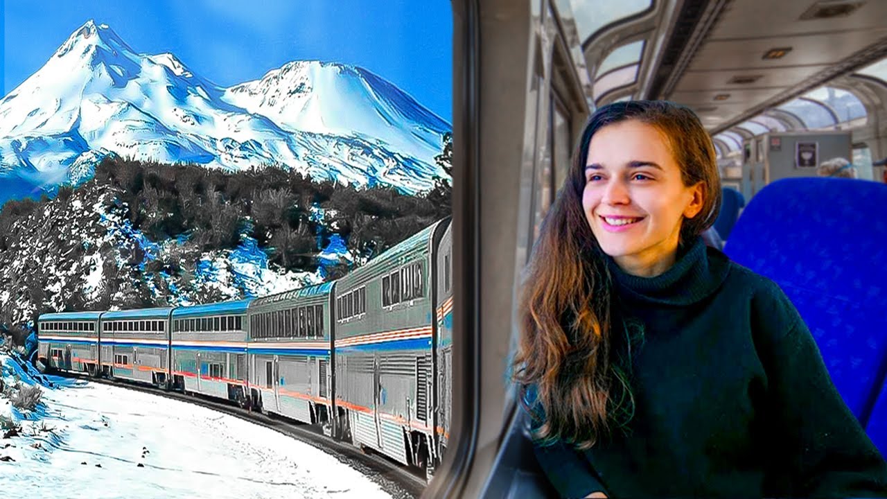 24 HOURS on AMTRAK OVERNIGHT TRAIN (Business Class on the Coast Starlight)