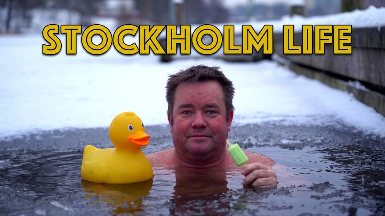 Han vinterbadar i 20 minuter – möt Erik Fellman, Stockholms iskung! ❄️🧊