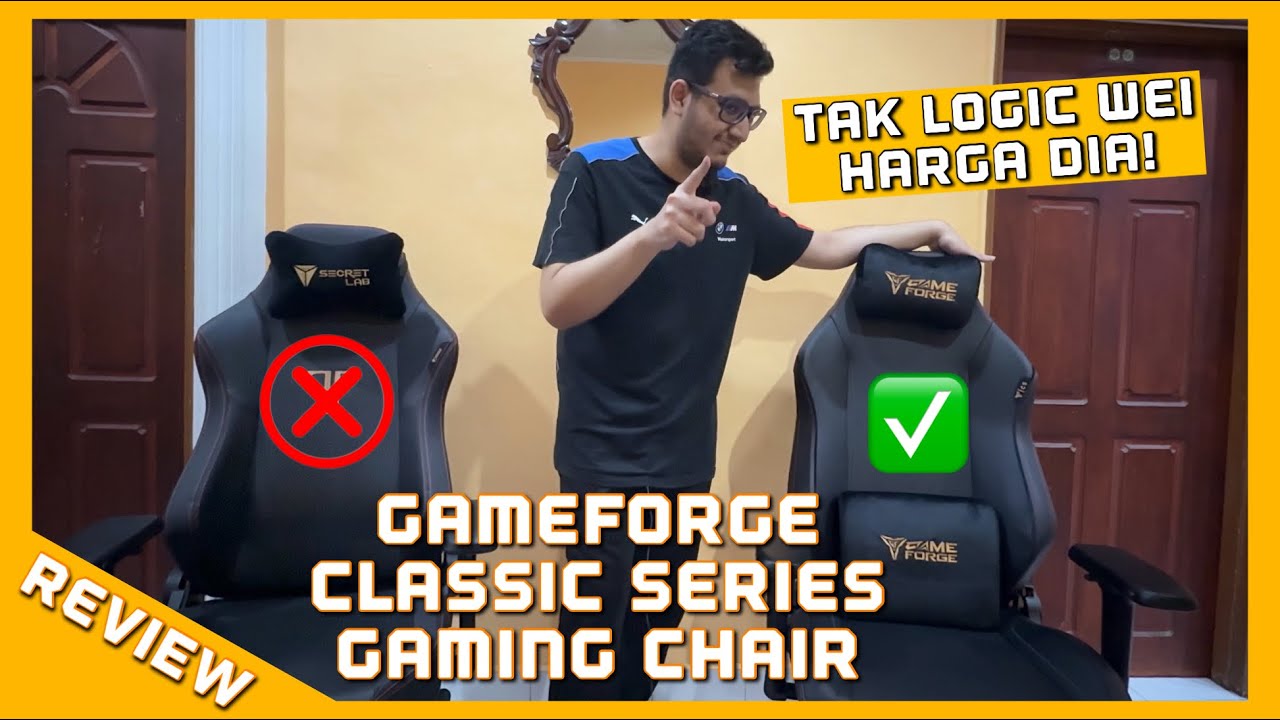 HARGA KERUSI GAMING NI TAK MASUK AKAL! | GAMEFORGE CLASSIC SERIES GAMING CHAIR REVIEW MALAYSIA