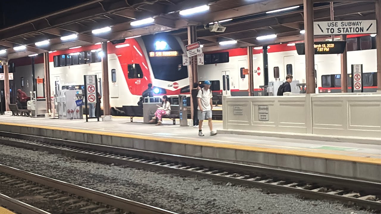 Northbound Local @caltrain #161 at San Jose Diridon Station.