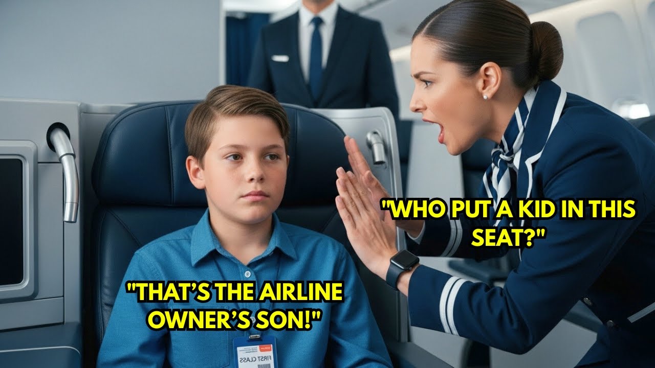 Flight Attendant Slaps Toddler In First Class — Then Realizes He’s The Airline Owner’s Only Heir