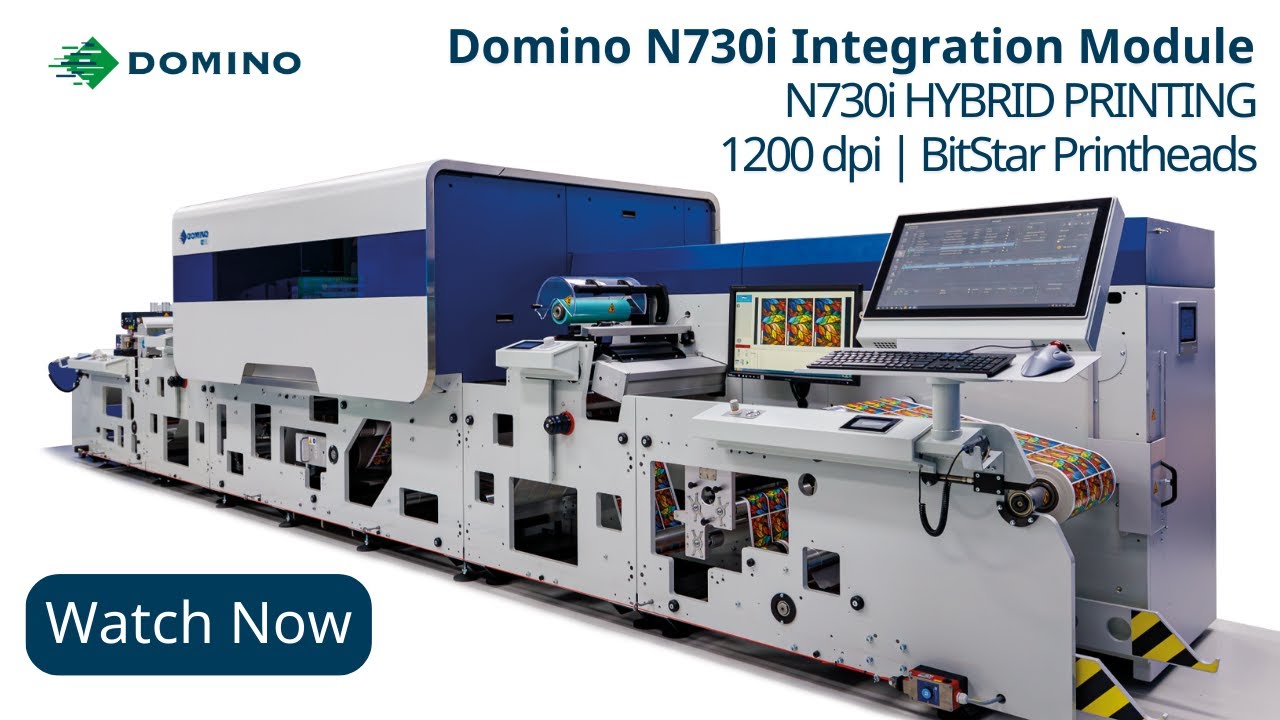 🚀 NEW Domino N730i Integration Module | 1200 dpi Hybrid Printing | R-Scan & BitStar™ Printheads!