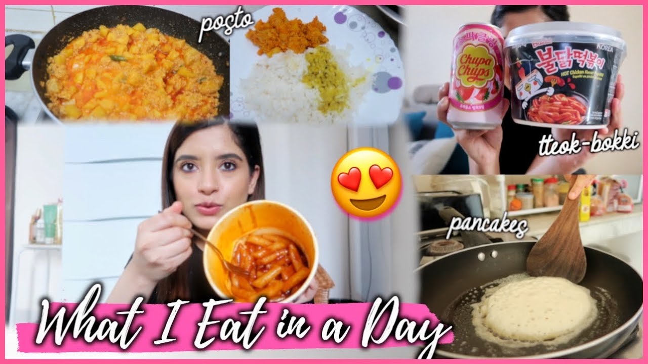*Special* What I Eat In a Day! Korean Food, Pancakes & Posto | Easy Meals | Anindita Chakravarty