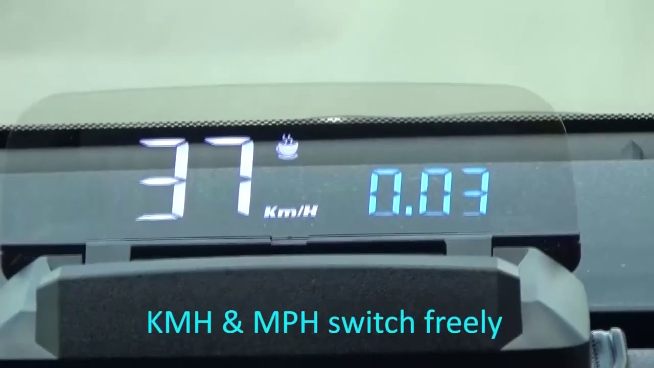 Automotive Head Up Display HUD GPS Digital Vehicle Speedometer Time Altitude