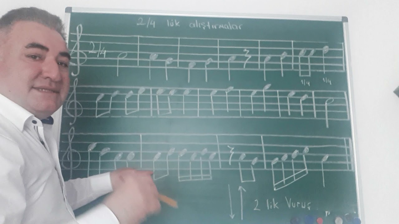 Noten unterricht. Zafer K&uuml;&ccedil;&uuml;k. Nota dersi 5. Ders