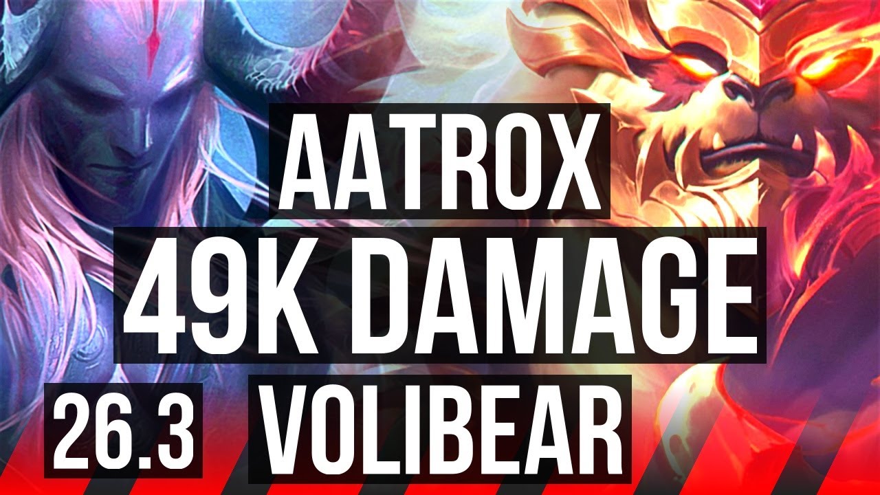 AATROX vs VOLIBEAR (TOP) | 49K damage | KR Master | 26.3