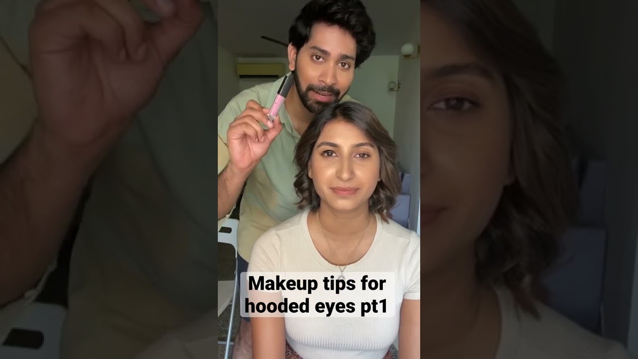 Eye makeup tips for hooded eyes Part 1 - See description. #makeup #hoodedeyes #eyemakeup