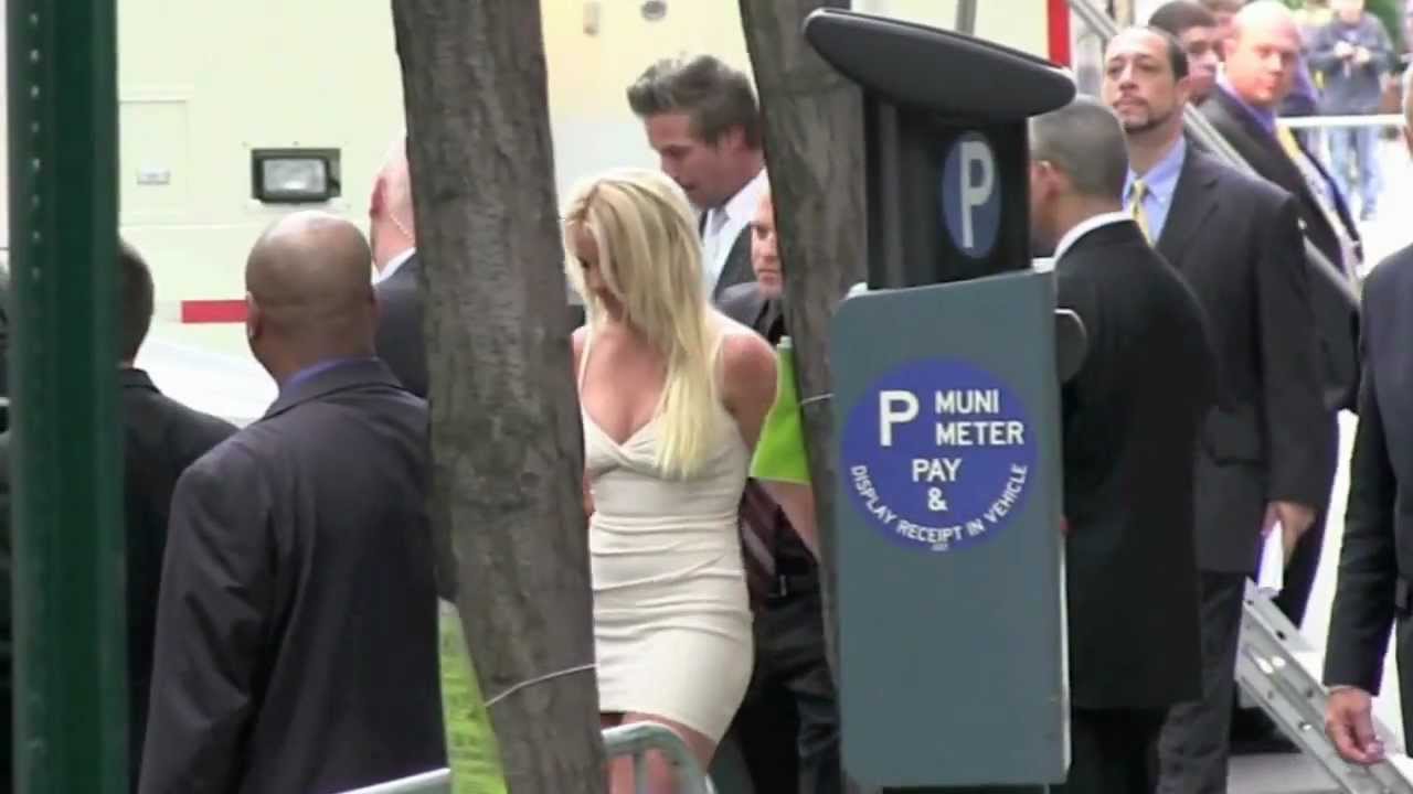 Britney Spears in New York City , Signed on to X-Factor (Fan Cam)
