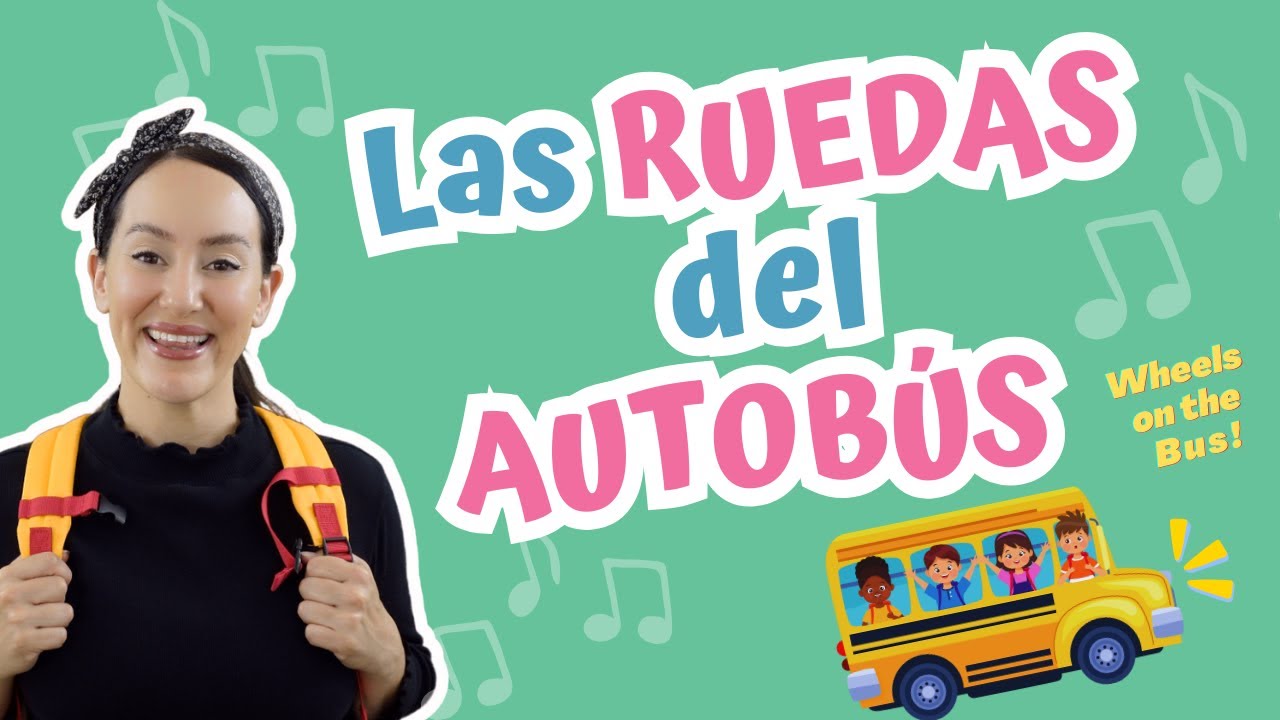Las Ruedas del Autobús | Wheels on the Bus | Canciones Infantiles | Miss Vale