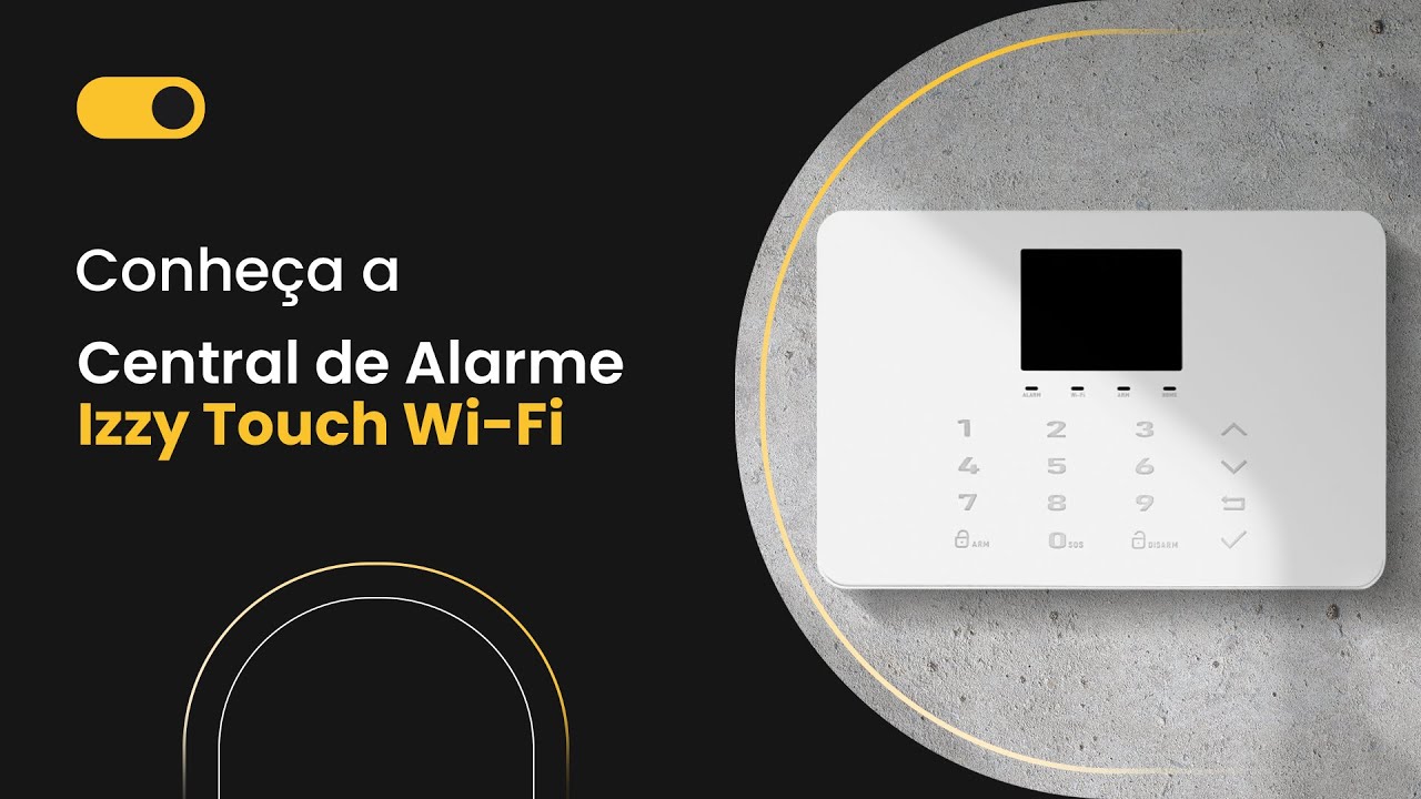Central de Alarme Izzy Touch WiFi AGL
