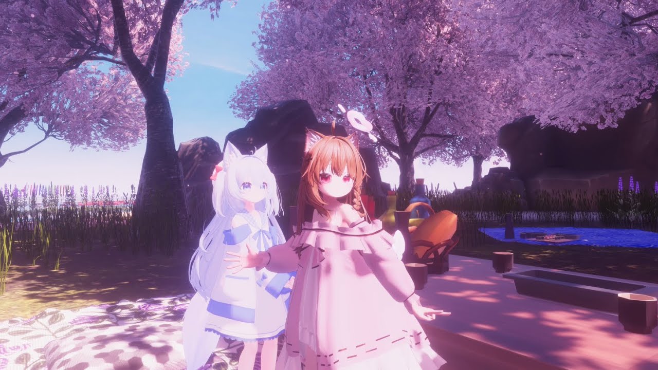 [二次元] Shinano しなの (Younger)【4K UHD】VRChat Hanami Days 花見の日