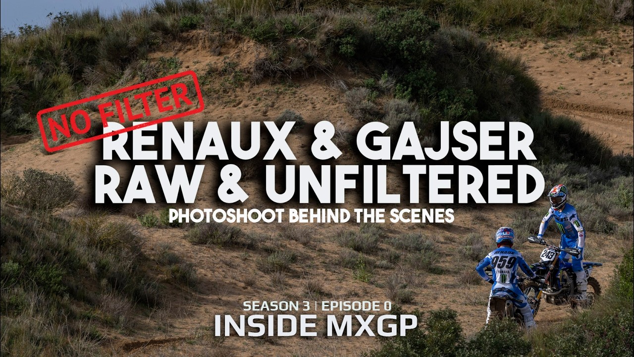 Gajser & Renaux RAW & UNFILTERED. Their FIRST photoshoot together. (#insidemxgp S3:E0)