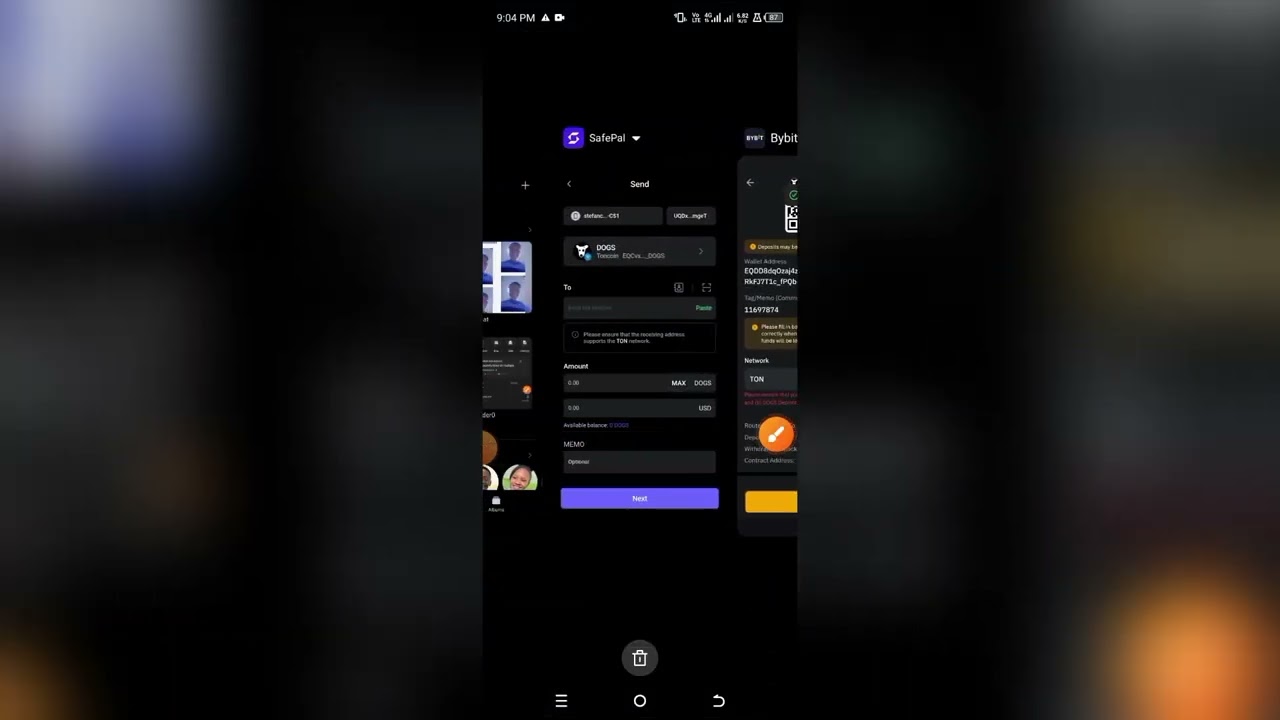 HOW TO TRANSFER DOGS TOKEN FROM SAFEPAL WALLET TO BYBIT EXCHANGE