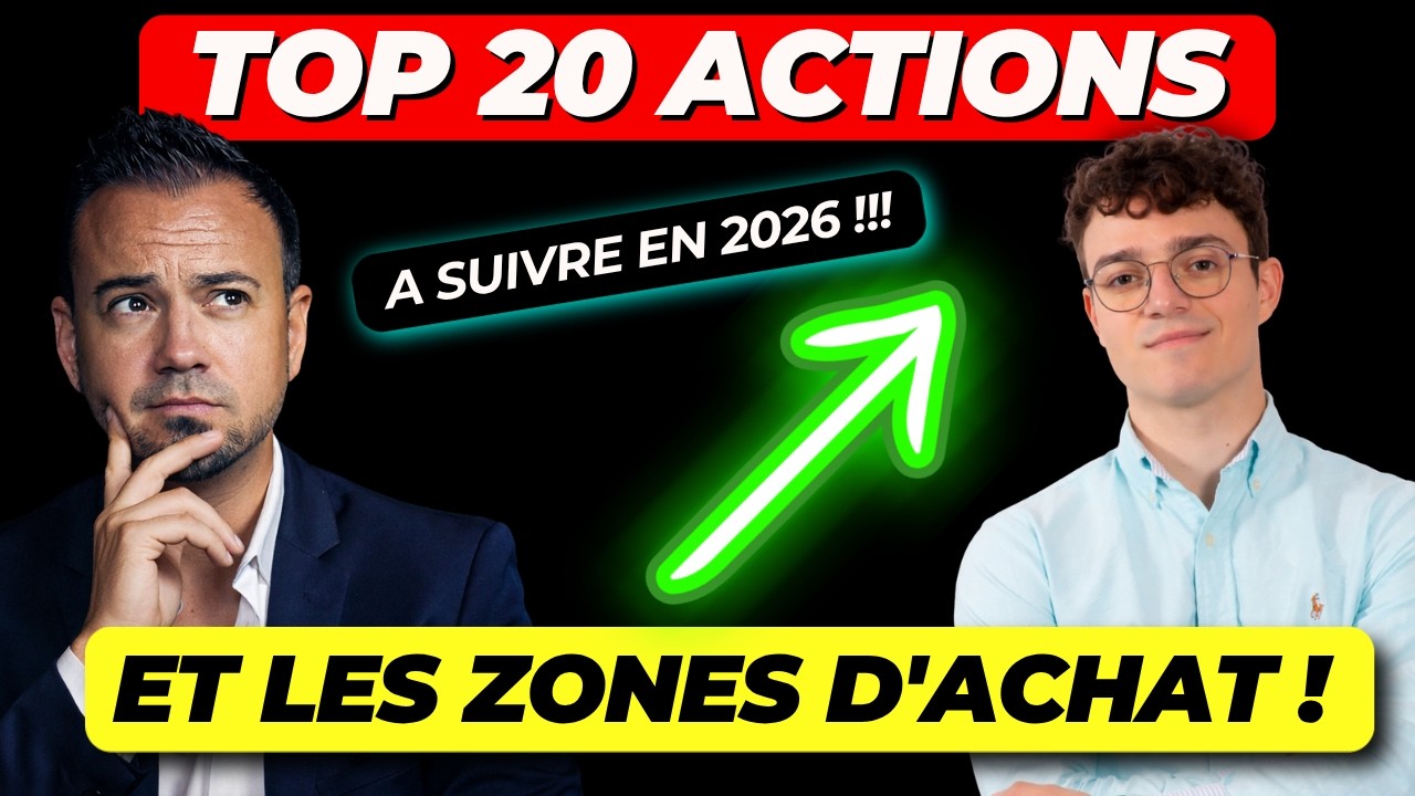 BOURSE 2026 : 20 ACTIONS &agrave; fort potentiel &agrave; ACHETER apr&egrave;s le KRACH