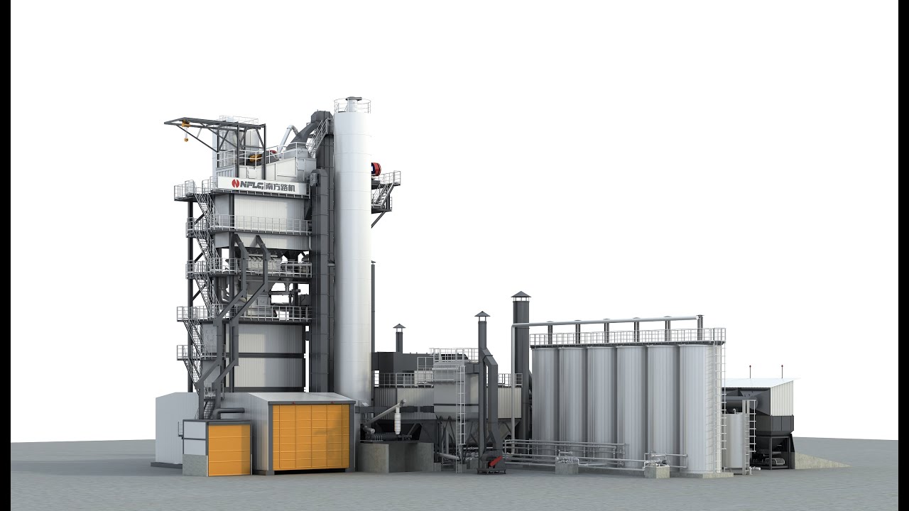 NFLG Integrated Asphalt Mixing Plant-3D DEMO