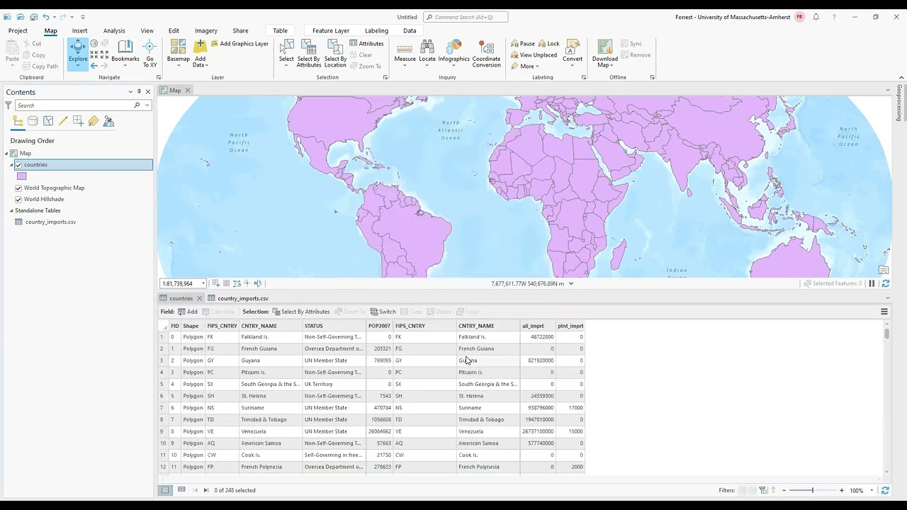 GIS Questions and Answers: Why is my join all Null?