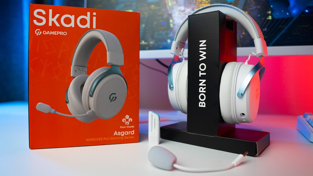 СТИЛЬНІ БЕЗДРОТОВІ НАВУШНИКИ. Огляд GAMEPRO Asgard Skadi