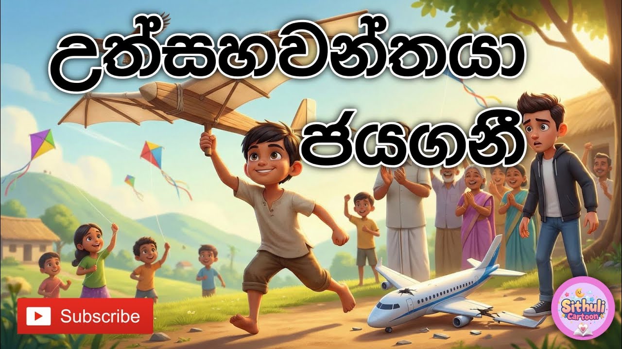 උත්සහවන්තයා ජයගනී | Sinhala Lama Katha | Sithuli Cartoon