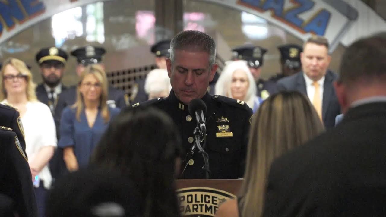 Watch as Police Commissioner Jessica S. Tisch adds names of fallen heroes to our memorial wall.
