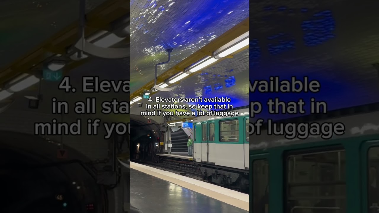 Things you should know before taking the Paris metro for the first time 🚇