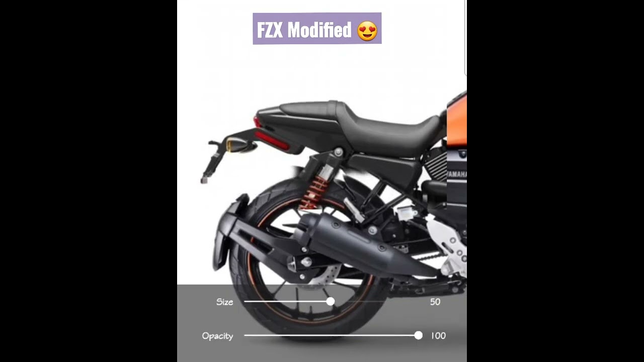 Yamaha FZX 150 modified | Harley davidson & Royalenfield look 🔥🔥 | PicsArt edit