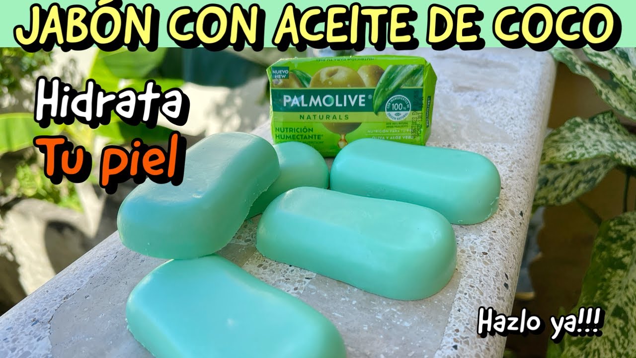 Jabón casero de coco | piel suave y brillante