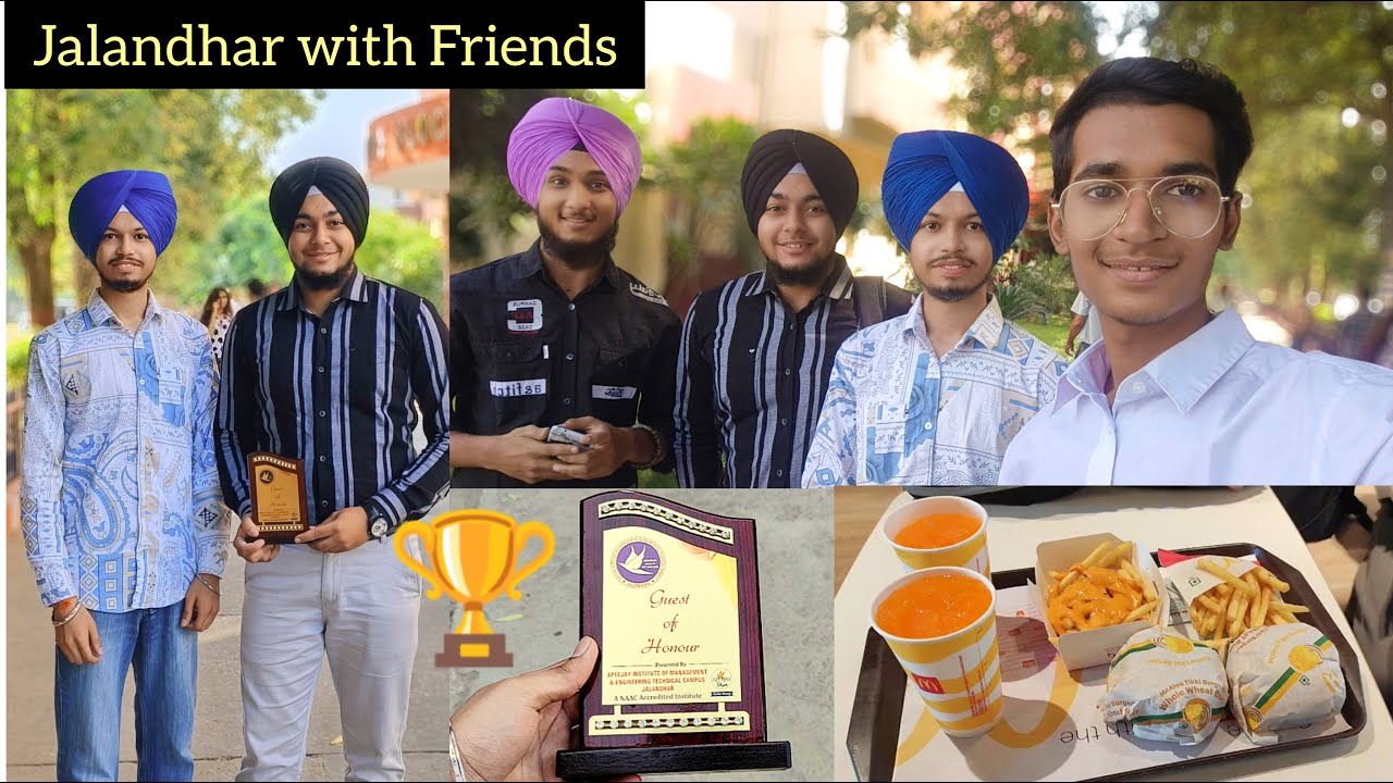 JALANDHAR APEEJAY COLLEGE 🏆⭐ | FULL ON FUN WITH FRIENDS 😂🫂 | SHORT but MEMORIAL TRIP ❤😇