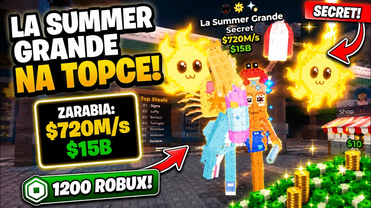 🔖WSTAWAJ💦La summer 700m/s (1200 rubx)🧠 #shortslive #shorts #roblox