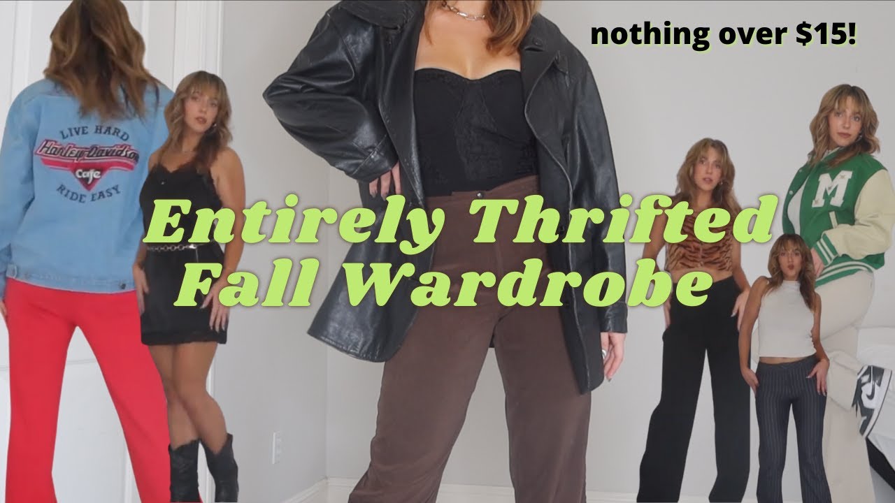 Thrifting Fall 2021 Trends *Thrifted my ENTIRE Pinterest board*