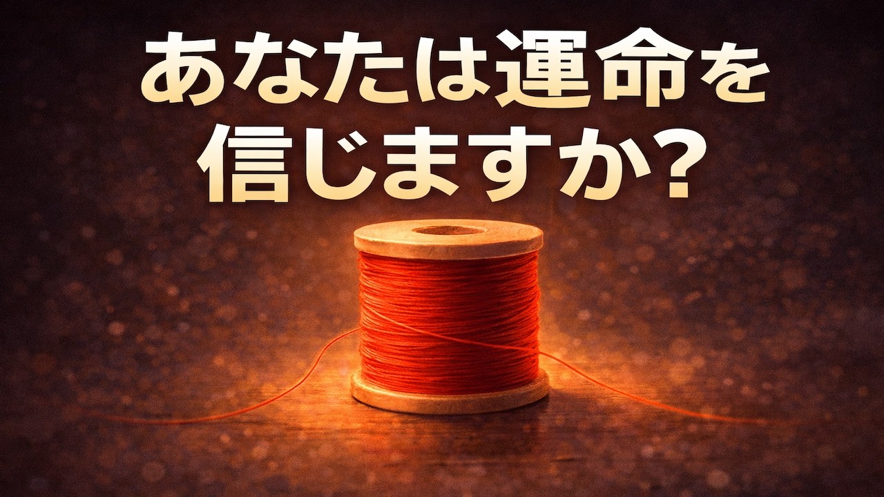【説話朗読】赤い糸の伝説— 離れても必ず再び出会う二人 —