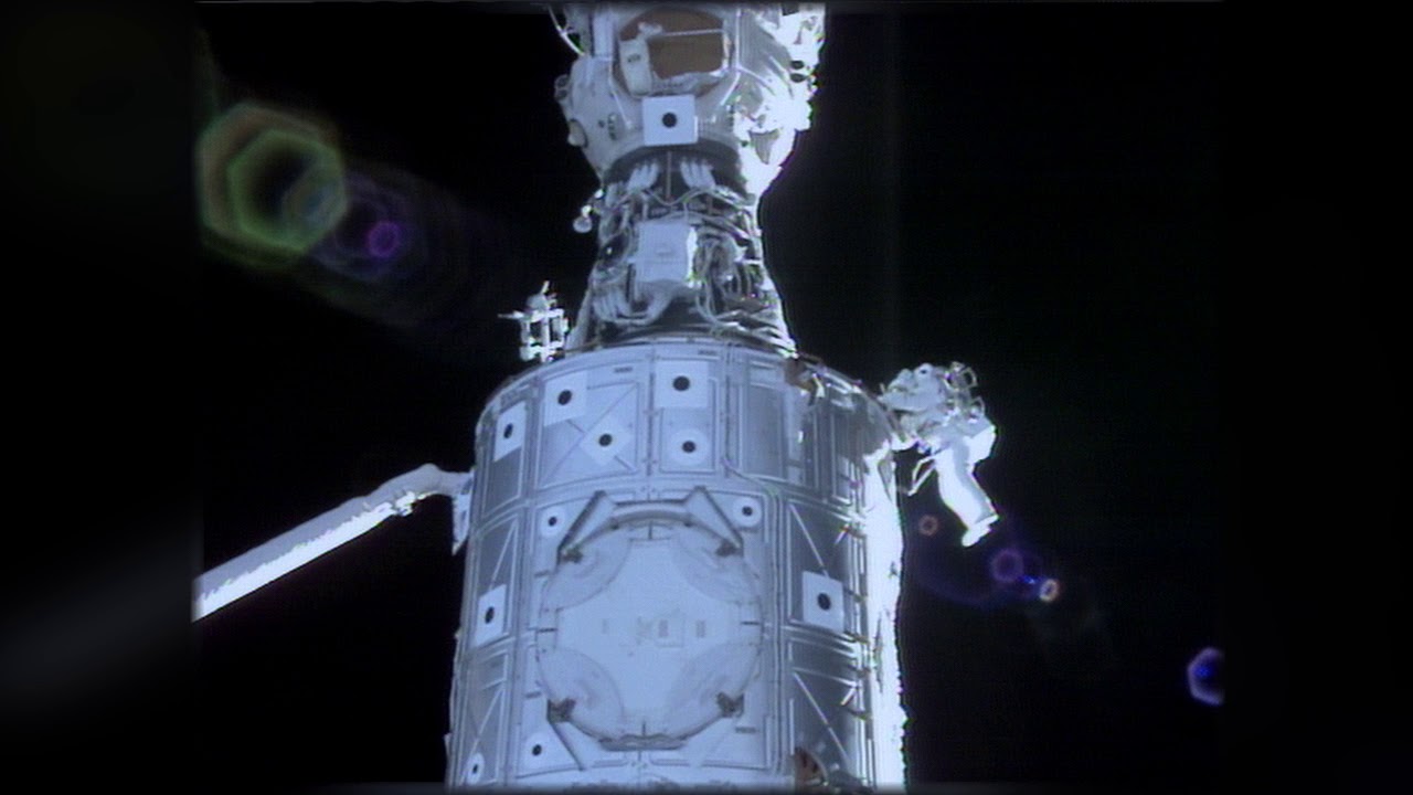 Space Shuttle STS-88 EVA, rare B roll NASA video footage