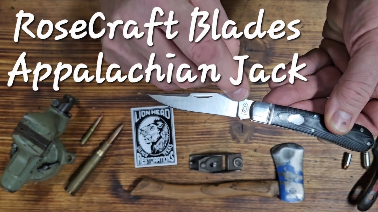 RoseCraft Blades Appalachian Jack unboxing and first impression.