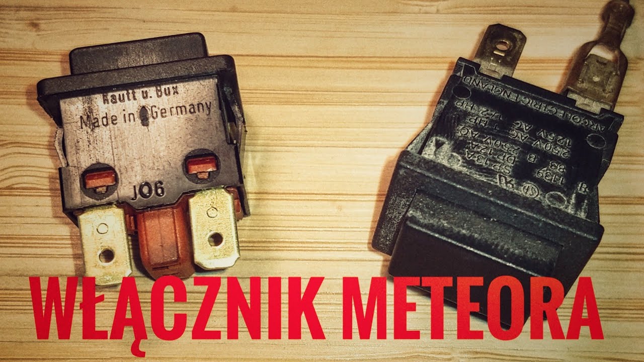 Włącznik Meteora 💪 Rozbiórka czyszczenie składanie 👍 Czy było potrzebne 🤔