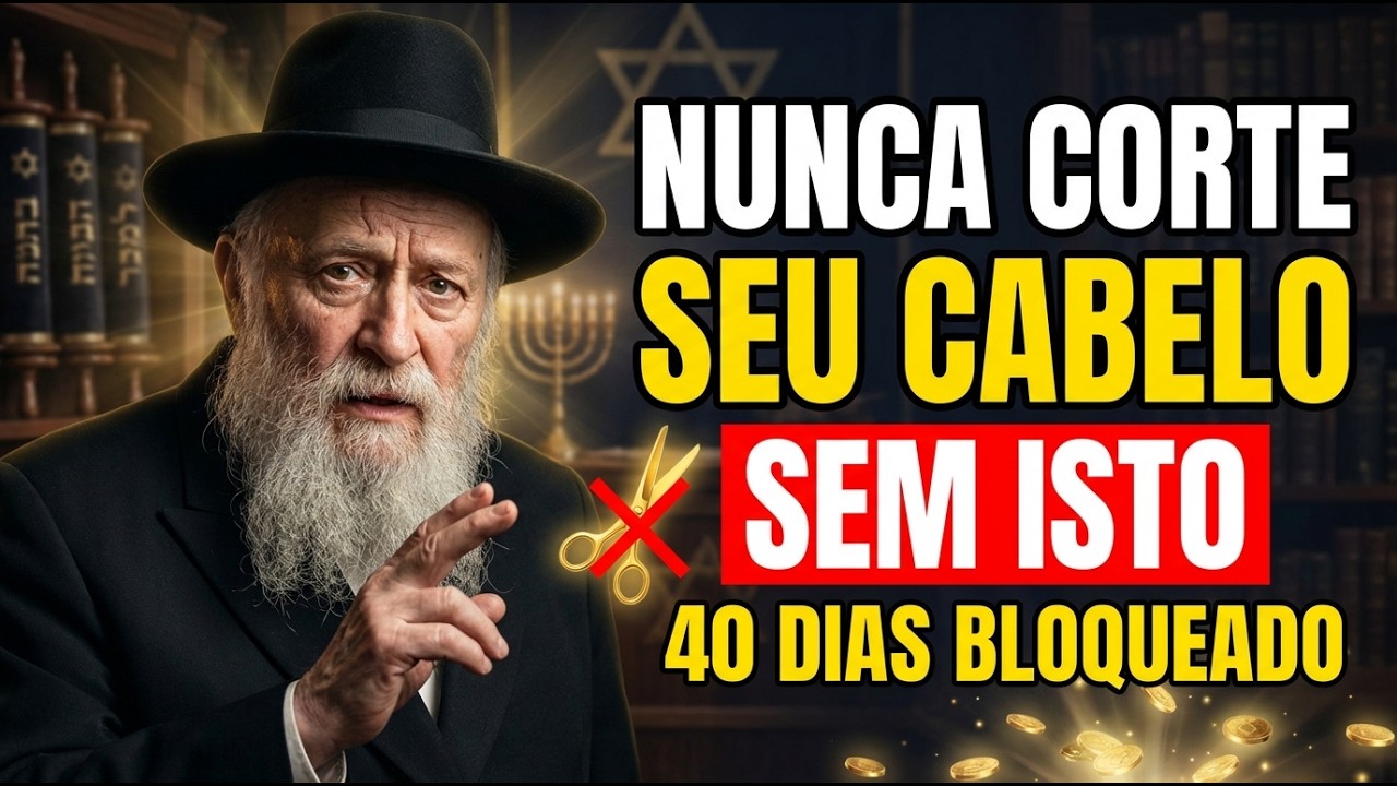 🔴Dá MEDO! NUNCA Corte Seu Cabelo Sem Fazer ISTO — Bloqueia Prosperidade Por 40 Dias | Cabala