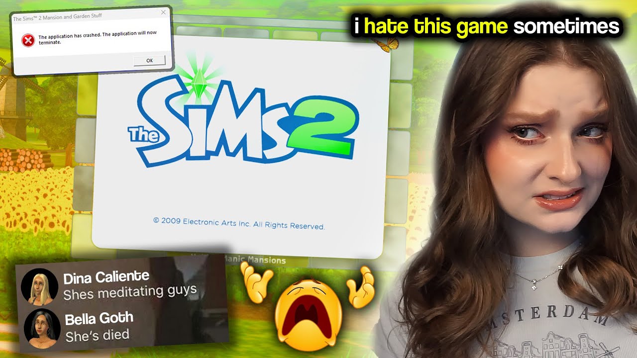 Starting a new Sims 2 Pleasantview because the old one gave out 🕊️ Fly high queen