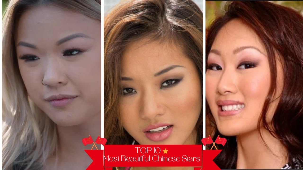 Top 10 Most Beautiful Chinese Prnstars of All Time  | Lulu Chu, Evelyn Lin, Alina Li & More!