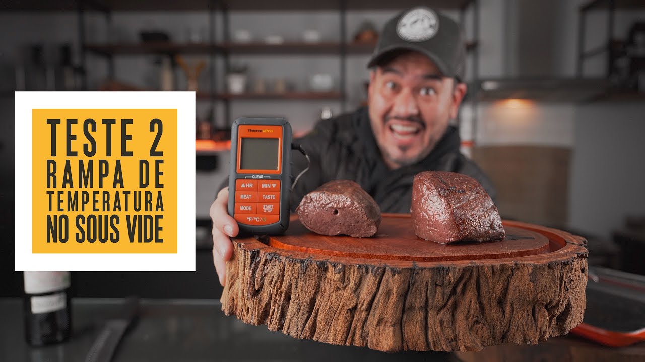 Teste 2 de RAMPA DE TEMPERATURA no Sous Vide! | S&oacute; Vide #294