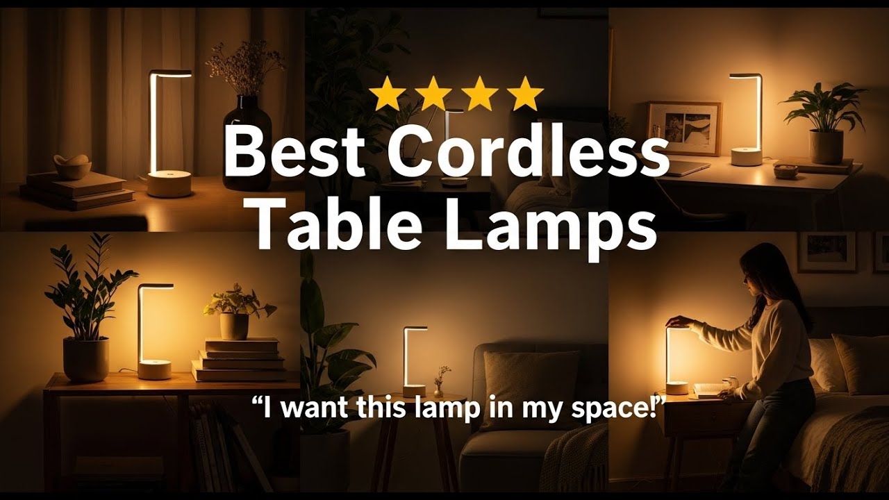 TOP 5 Best Cordless Table Lamps 2026 | This Cordless Table Lamp Will Transform Your Room Instantly
