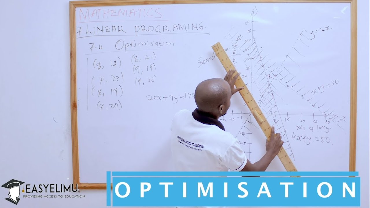 Linear Programming - Form 4 Mathematics EasyElimu