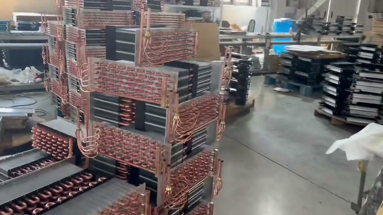 High Efficiency Copper Tube Fin Evaporator | Industrial Refrigeration Core Parts