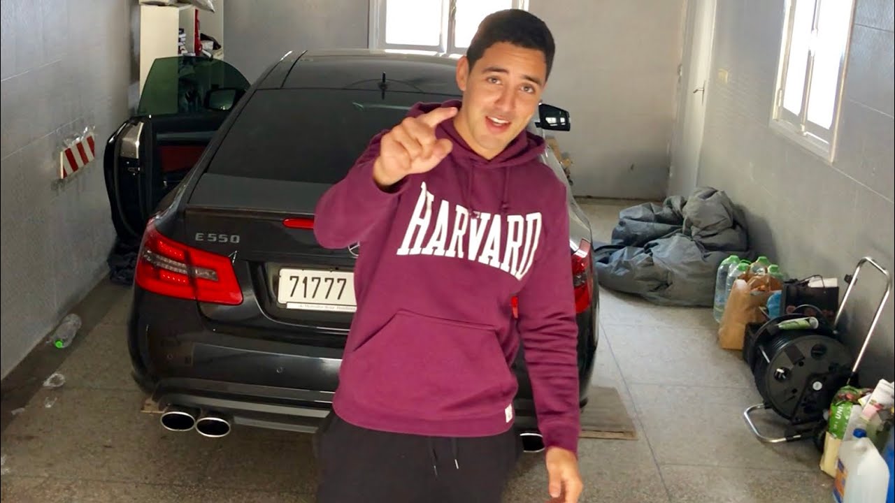 MERCEDES E550 COUPE AMG ABANDONN&Eacute;E AU GARAGE DEVIENT FOLLE 😱 2019 &rlm;شاهد مرسيديس مجنونة في المغرب