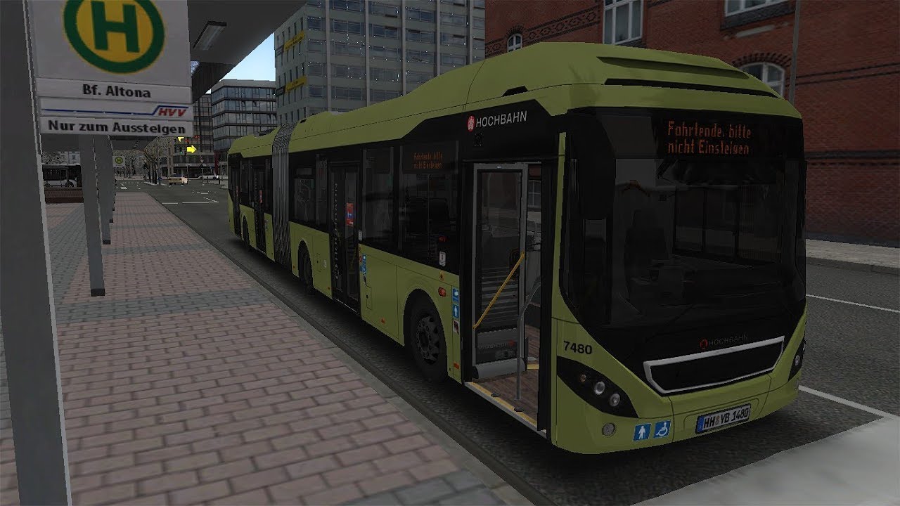 Omsi 2 Addon DLC  Hafencity Hamburg Modern  Line 111