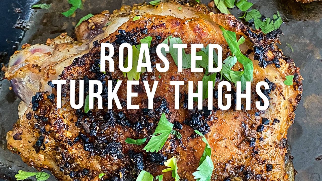 Perfect 🙌 oven-roasted turkey thighs ~ So Easy