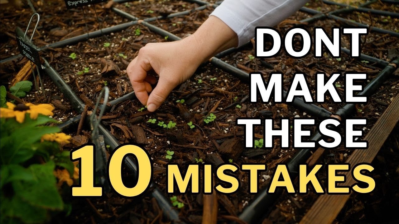 10 New Gardener MISTAKES: What to do Instead!