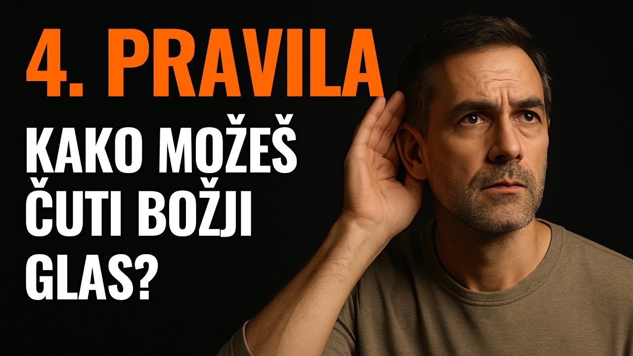Kako čuti Božji glas? 4 ključa za prepoznavanje Božjeg glasa u svijetu punom buke - Goran Anđelić