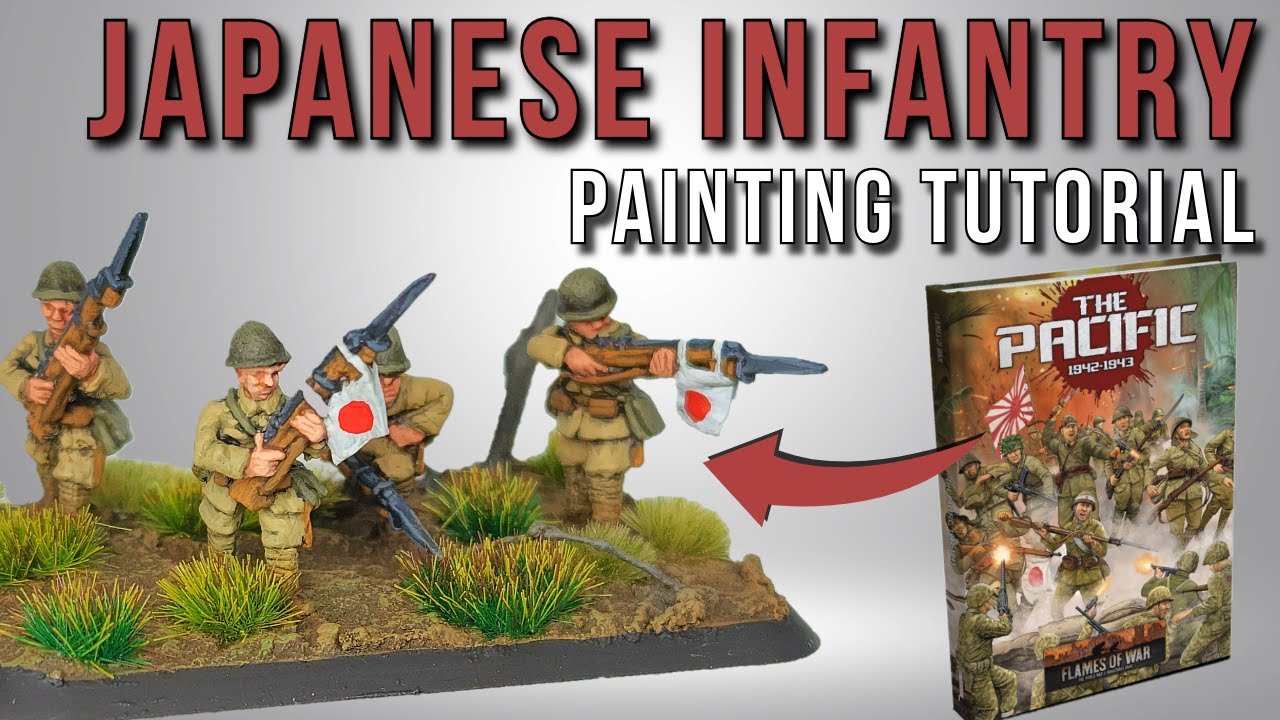 Flames of War Japanese Infantry Painting Guide | Battlefront Miniatures | Pacific Release