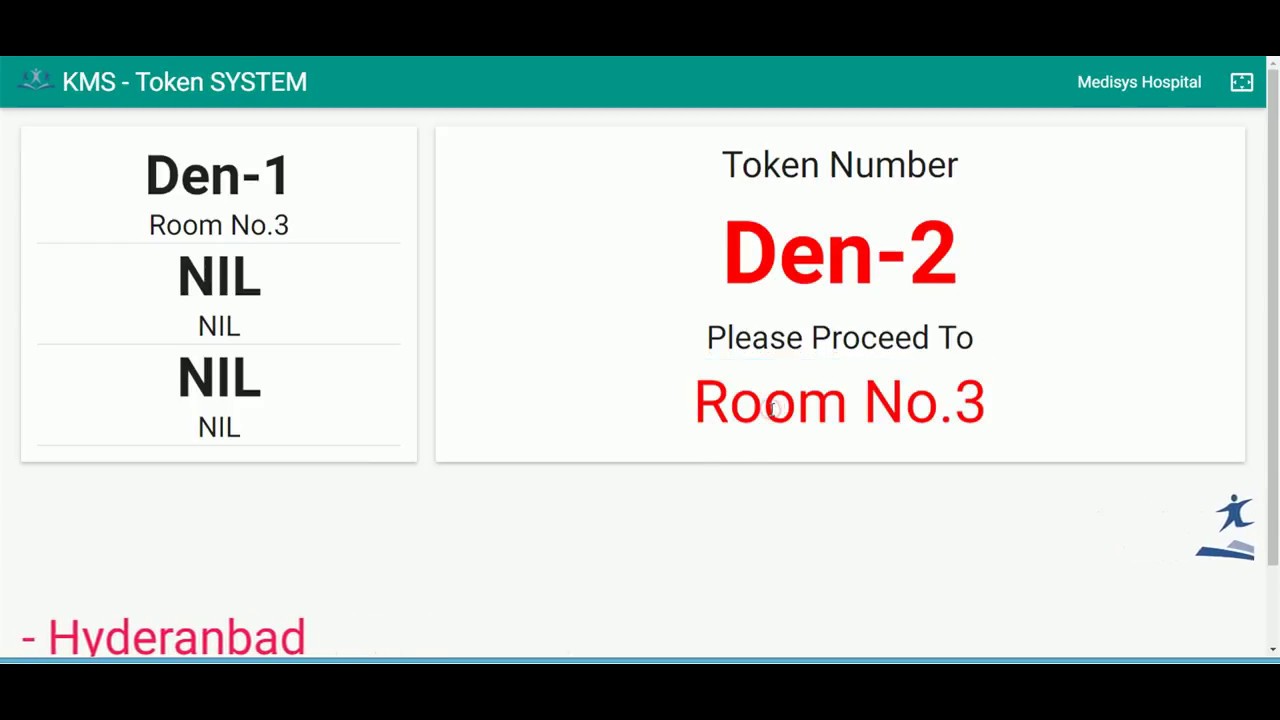 KMS Token / Queue Management System Software | For Hospitals, Banks, College, Schools & Govt Offices