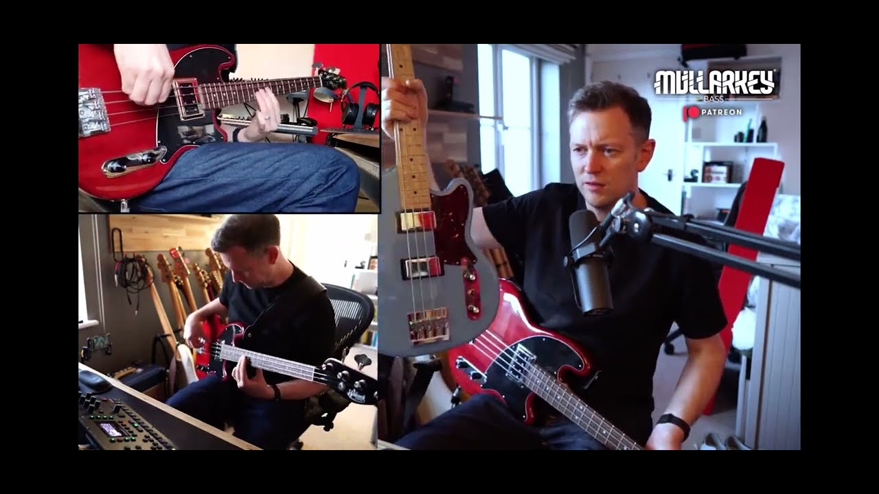 The Wilcock Bi-Sonic short scale bass demo by Rob Mullarkey