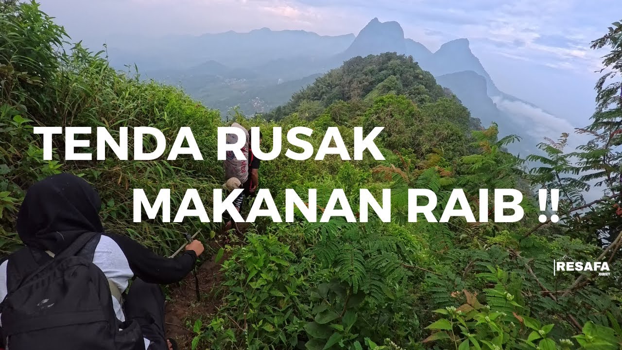 GUNUNG LEMBU – Full Track & Tenda di acak-acak MONYET